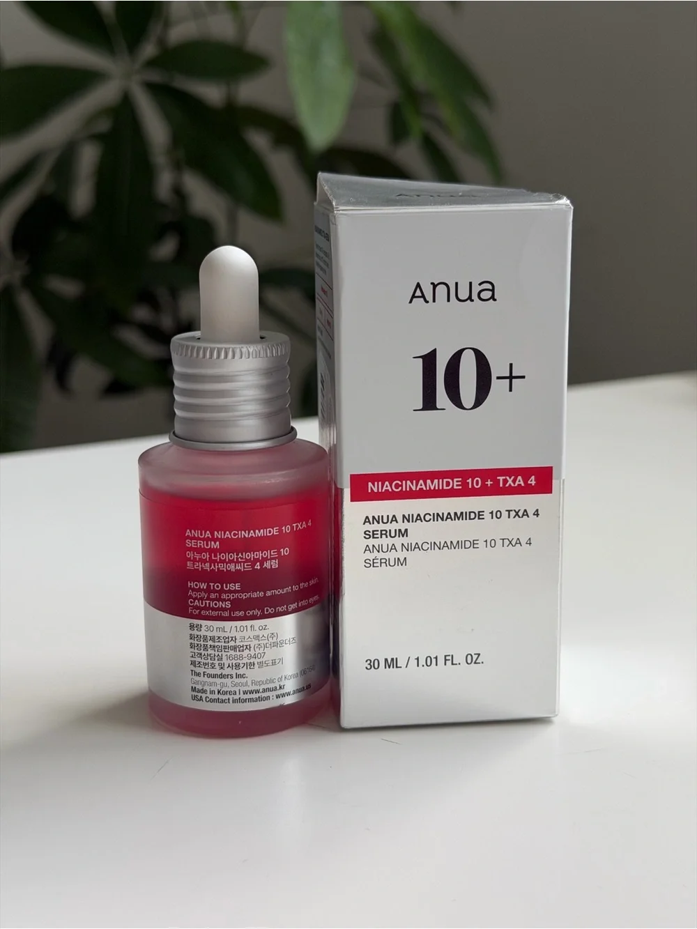 Anua Niacinamide 10% + TXA 4% Brightening Serum 30ml / 1.01 fl oz NEW